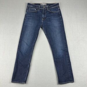 Revtown Jeans Mens 31x30 Sharp Decade Denim Stretch Dark Wash Straight Blue‎